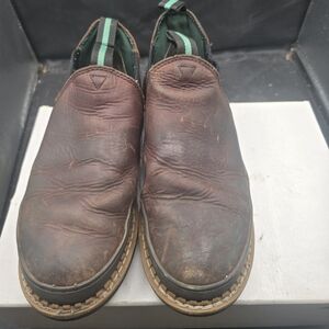 Classic Brown Leather Slip-Ons for Men